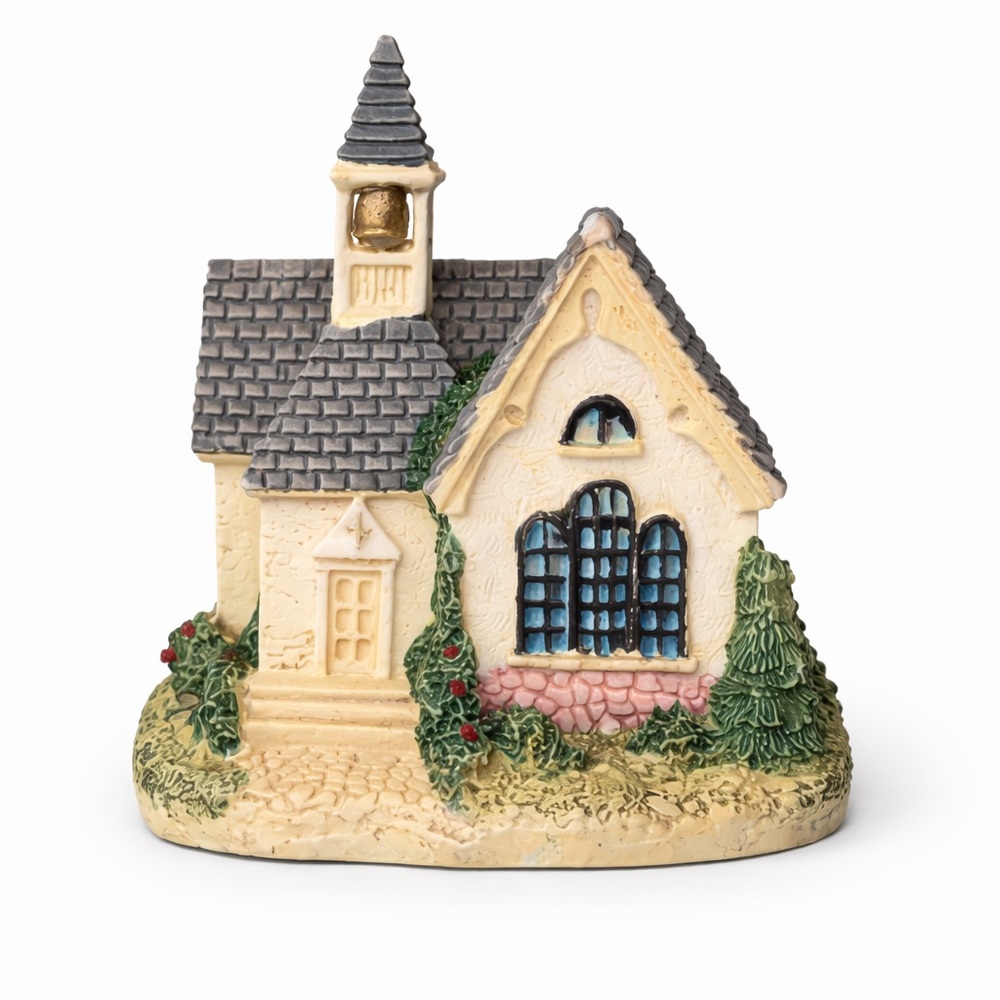Charming Miniature Church Figurine